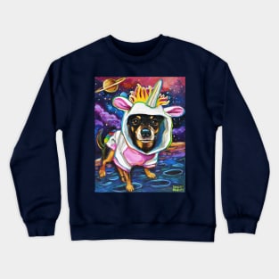 Sabu the Magical Chihuahua in Space Crewneck Sweatshirt